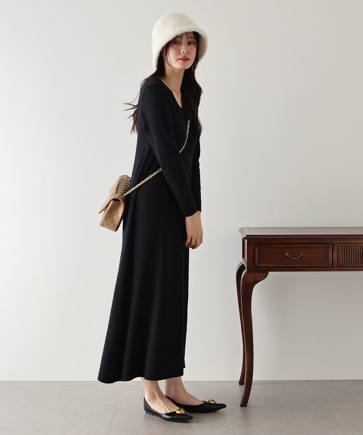BLUEEAST Long Knit Dress