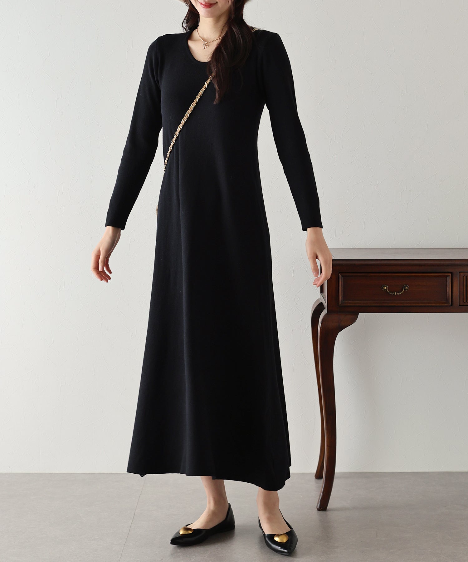 BLUEEAST Long Knit Dress