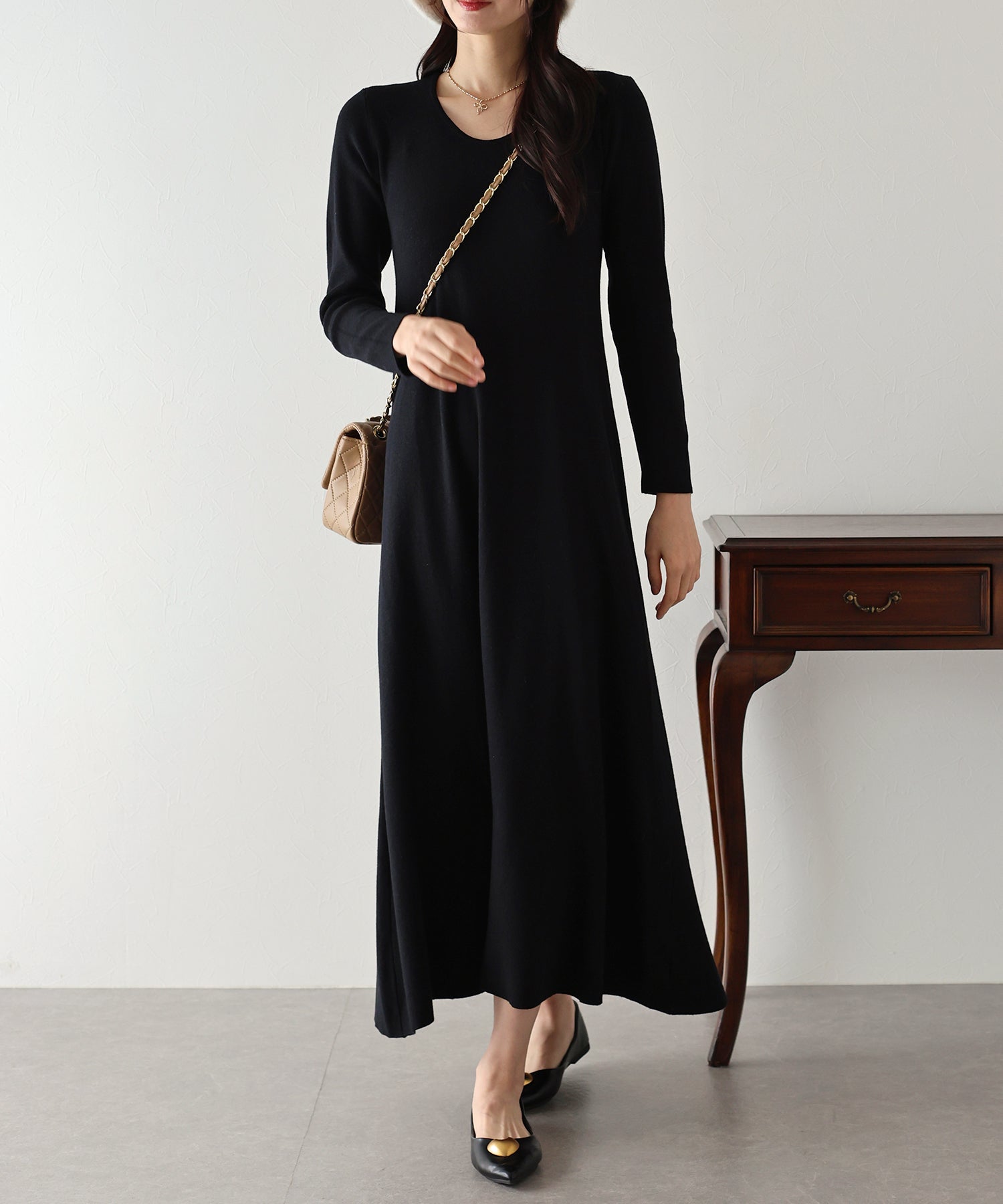 BLUEEAST Long Knit Dress