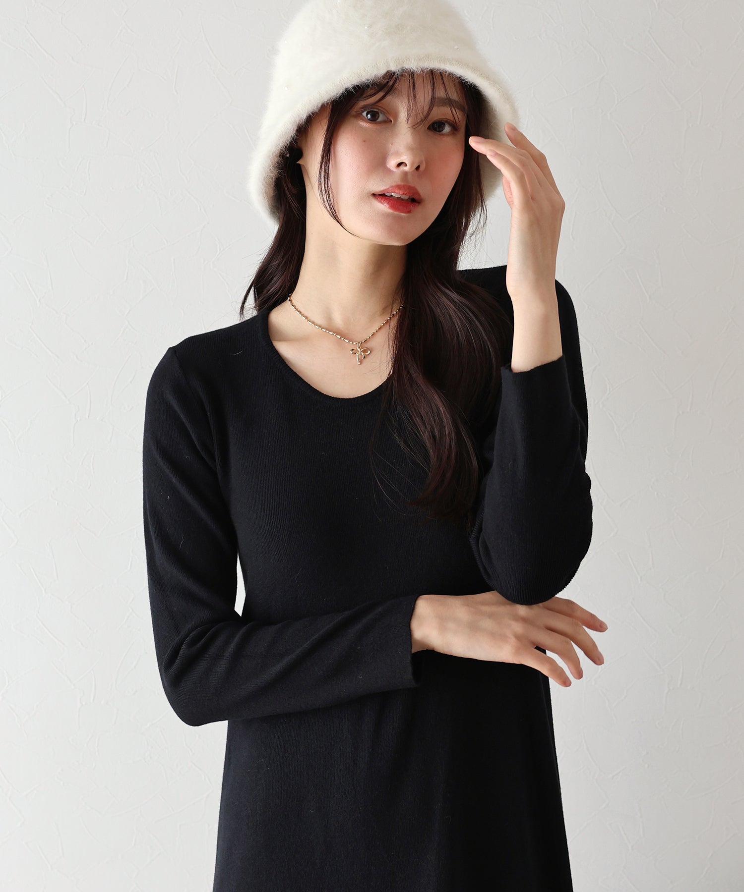 BLUEEAST Long Knit Dress