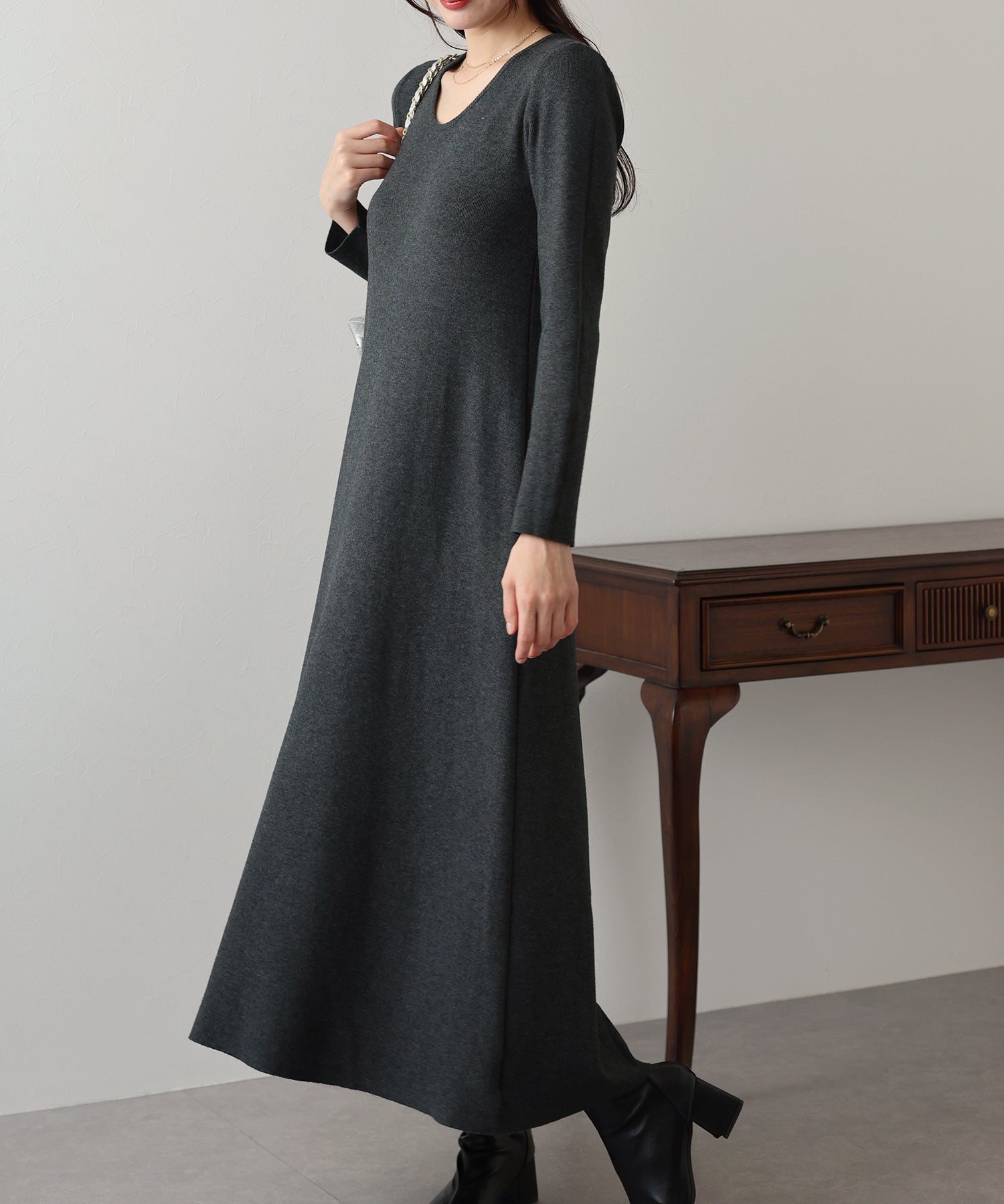 BLUEEAST Long Knit Dress