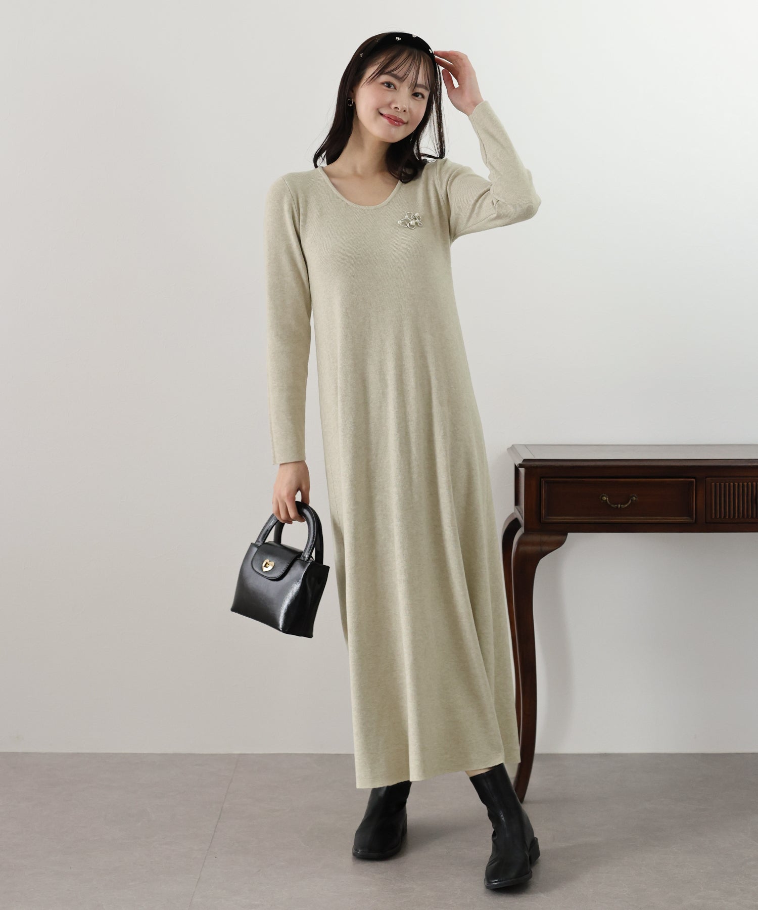 BLUEEAST Long Knit Dress