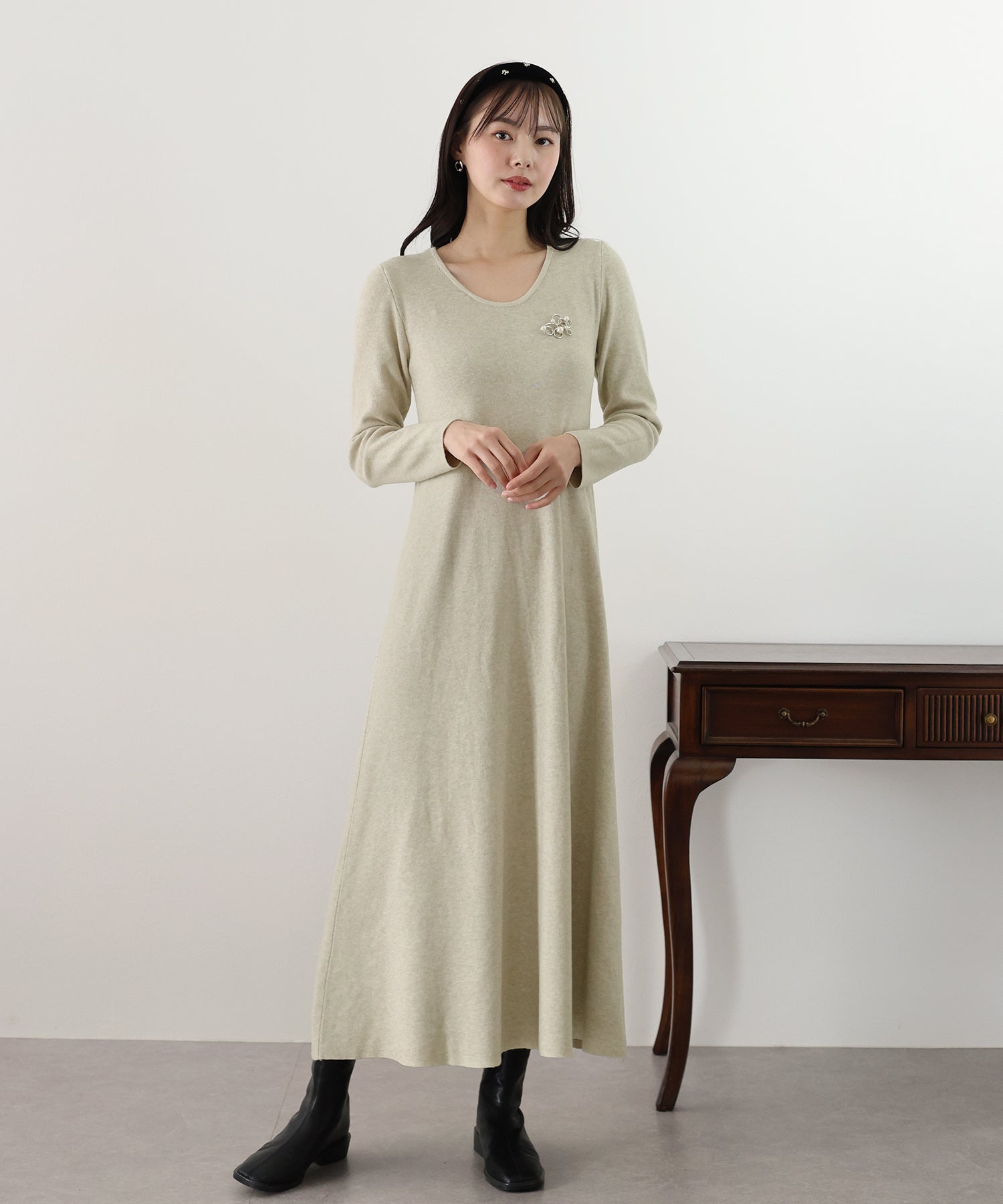 BLUEEAST Long Knit Dress