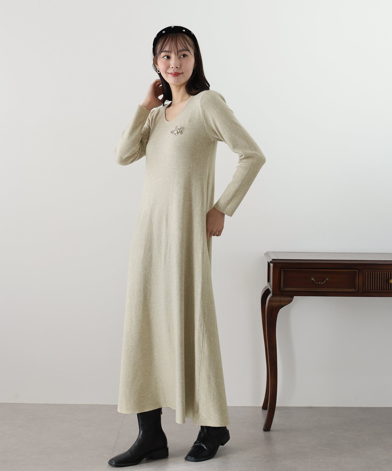 ブルーイースト BLUEEAST ロングニットワンピース