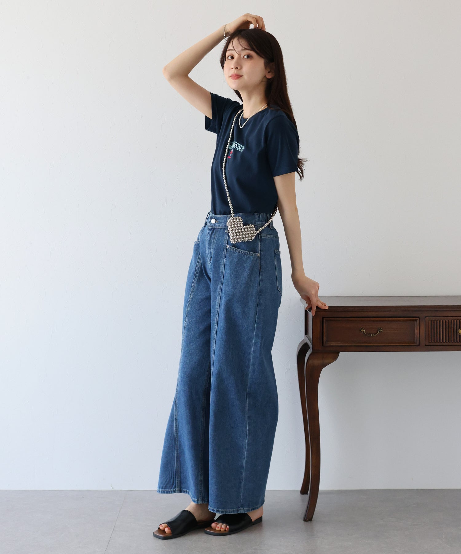 ブルーイースト BLUEEAST San Fransisco刺繍Tシャツ （グレー） グレー