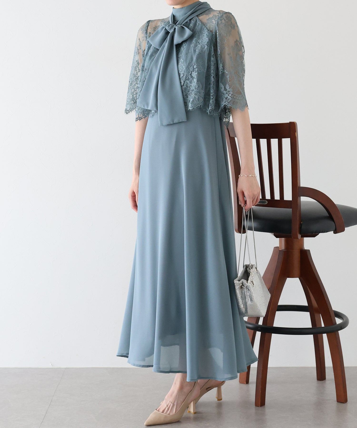 ブルーイースト BLUEEAST ケープドッキングドレス （ブルーグレー） ブルーグレー