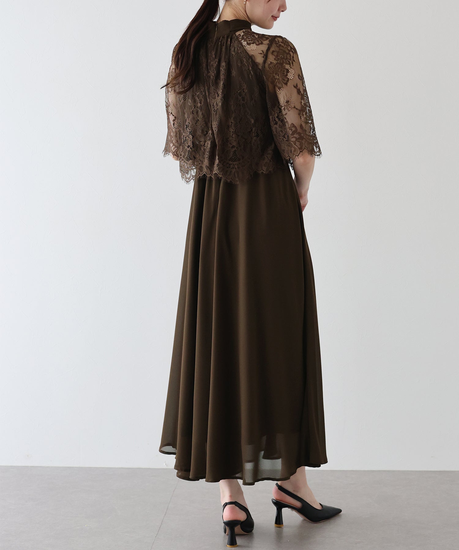 ブルーイースト BLUEEAST ケープドッキングドレス （ブルーグレー） ブルーグレー