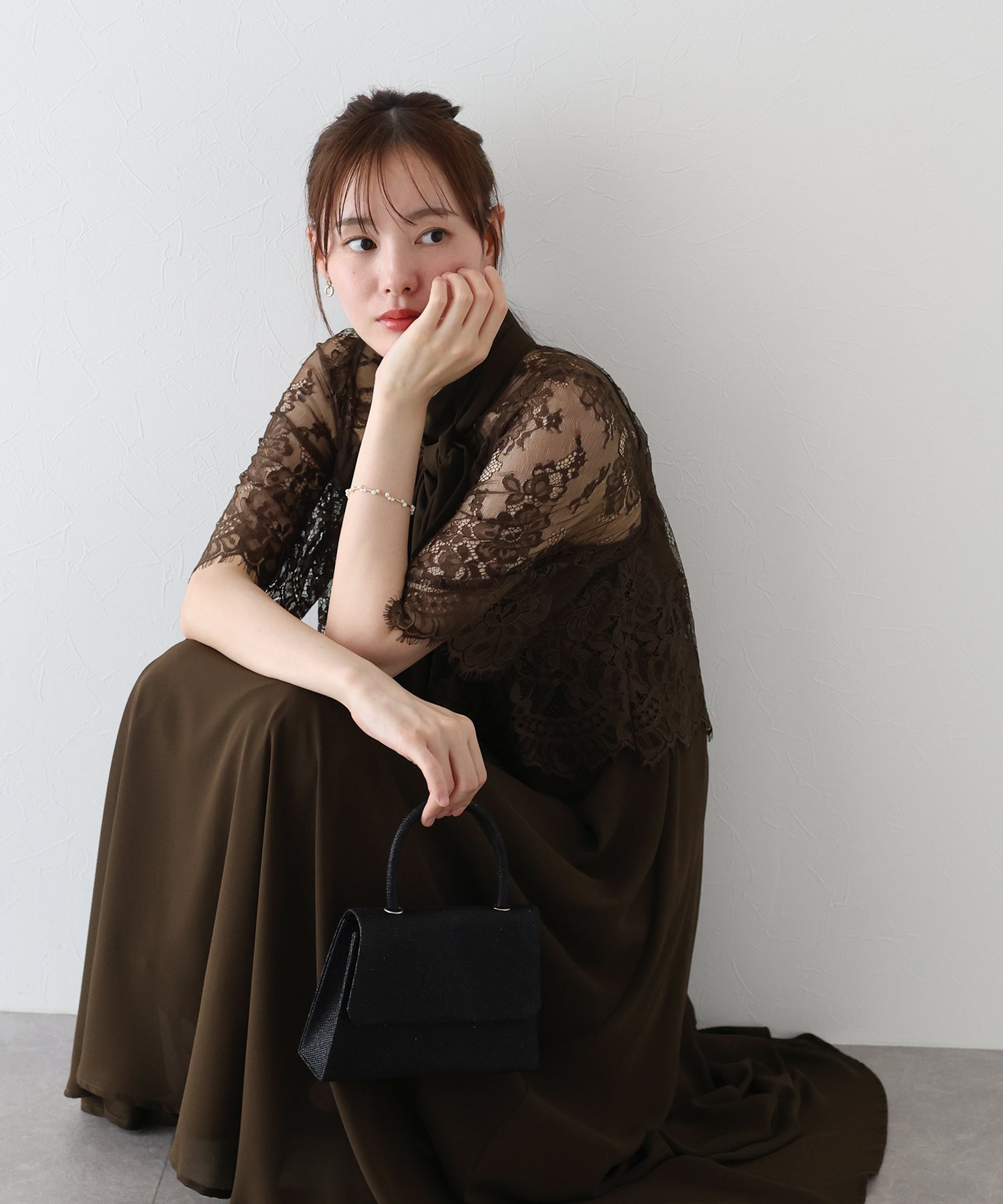 ブルーイースト BLUEEAST ケープドッキングドレス （ブルーグレー） ブルーグレー