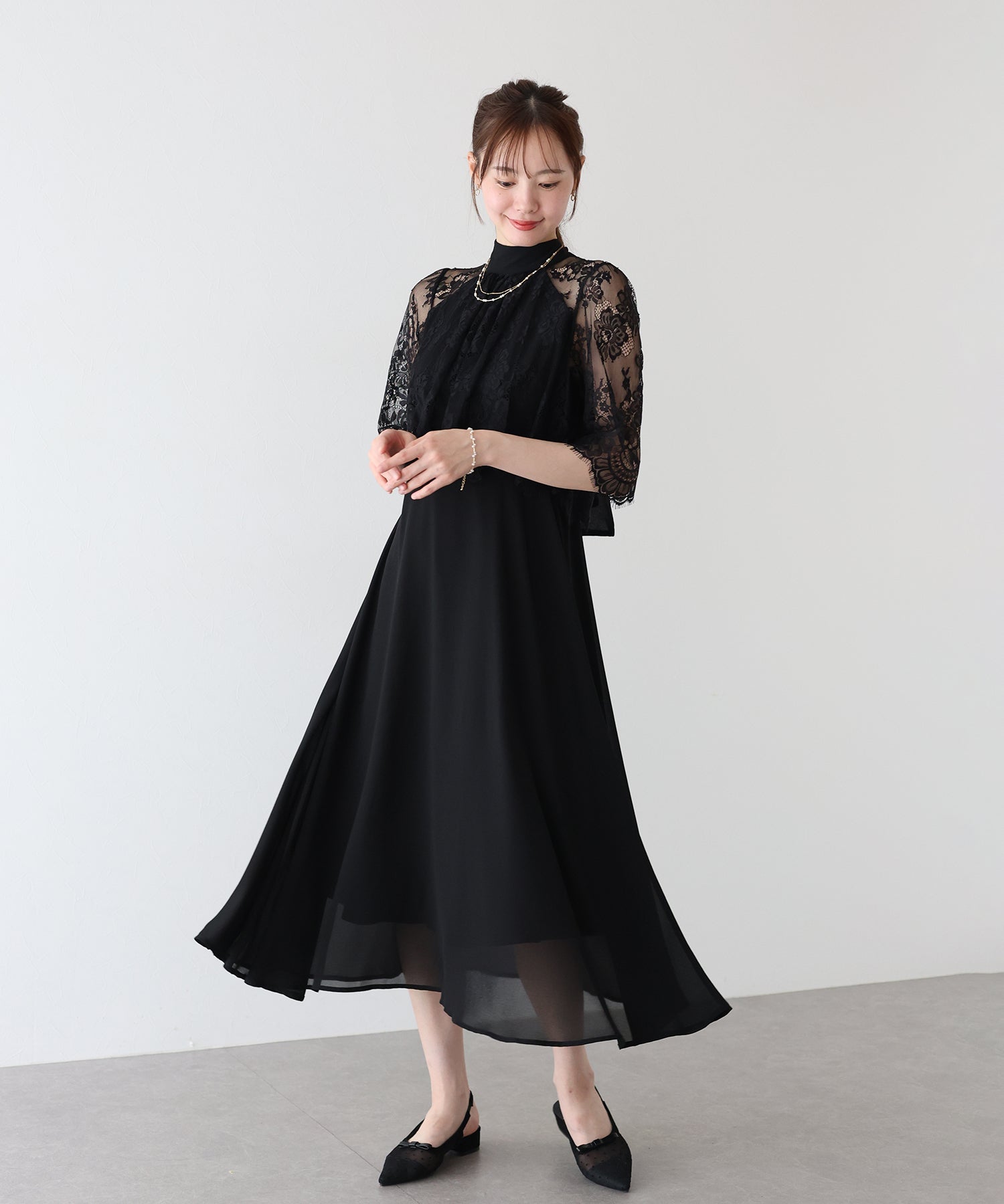 ブルーイースト BLUEEAST ケープドッキングドレス （ブルーグレー） ブルーグレー