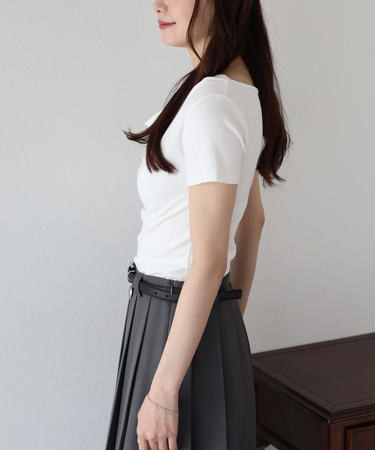 ブルーイースト BLUEEAST 半袖ドレープTシャツ （ブルー） ブルー