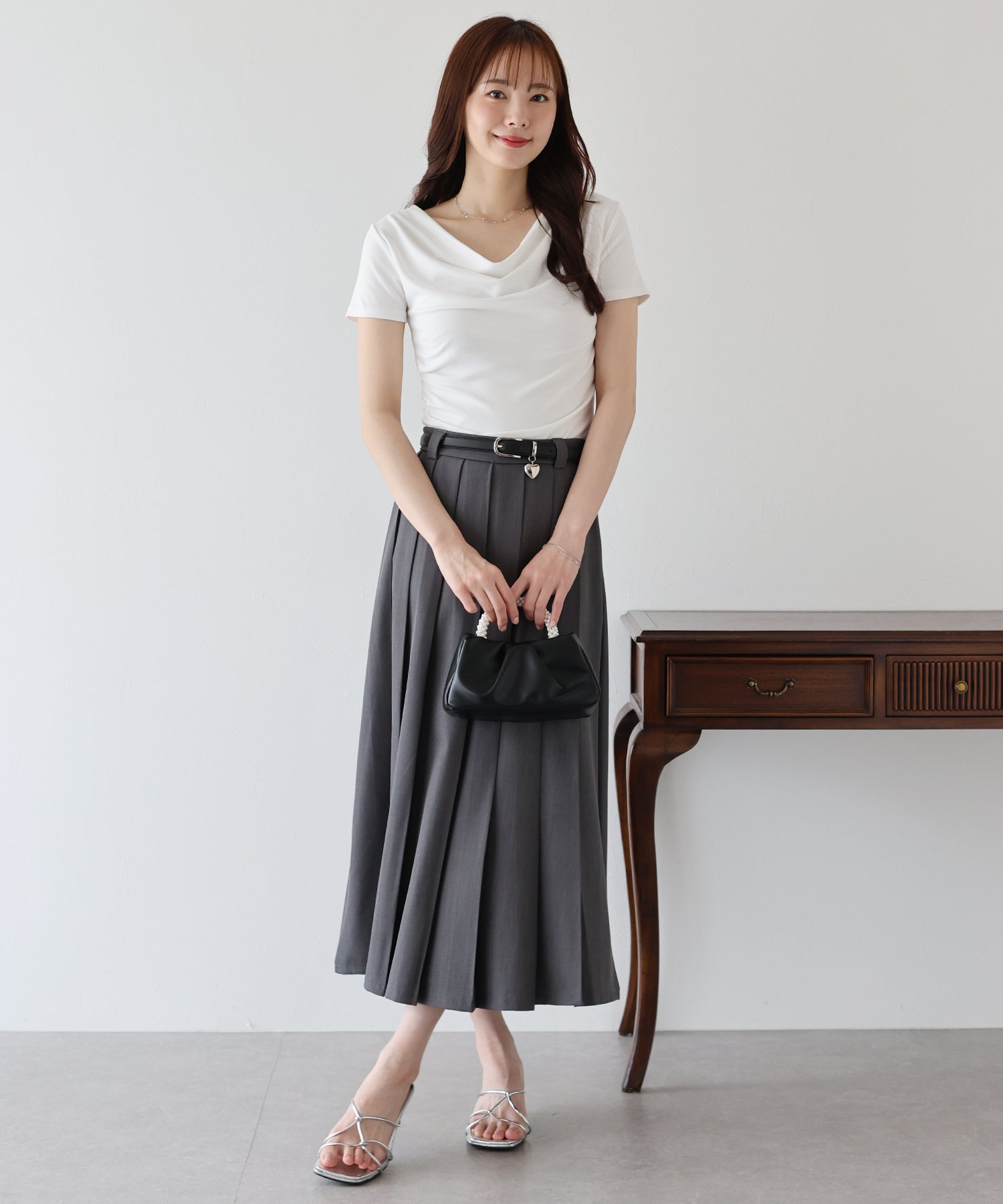 ブルーイースト BLUEEAST 半袖ドレープTシャツ （ブルー） ブルー