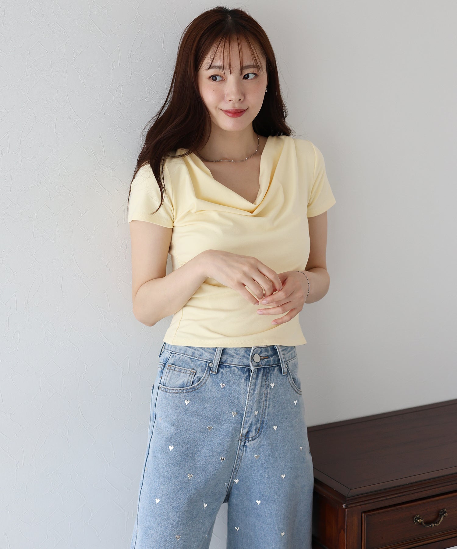 ブルーイースト BLUEEAST 半袖ドレープTシャツ （ブルー） ブルー