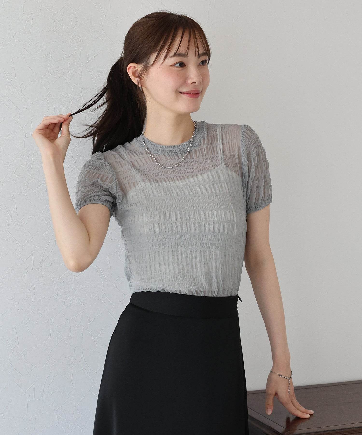 ブルーイースト BLUEEAST シャーリングシアーTシャツ （グレー） グレー