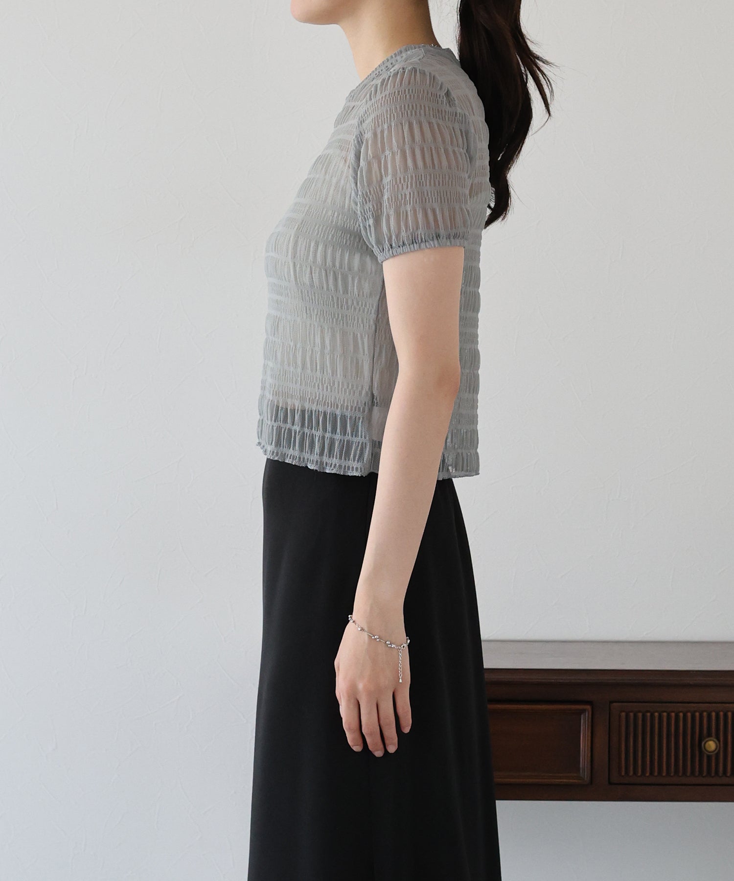 ブルーイースト BLUEEAST シャーリングシアーTシャツ （グレー） グレー