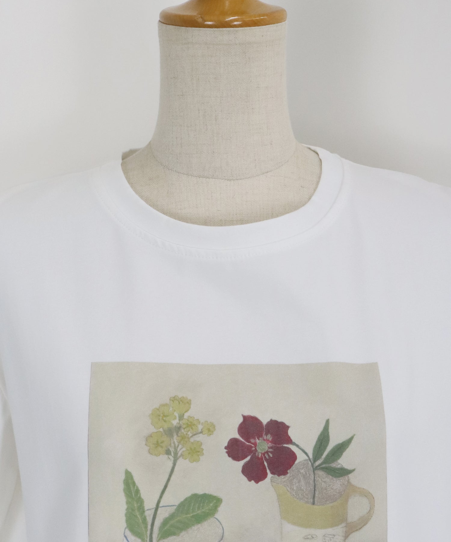 ブルーイースト BLUEEAST フラワーPhotoTシャツ （チャコールグレー） チャコールグレー