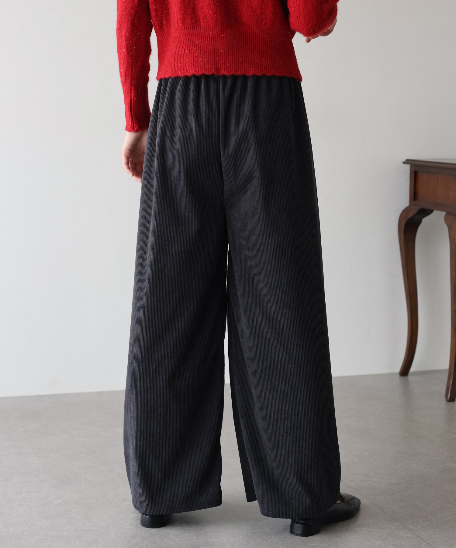 ブルーイースト BLUEEAST コーデュロイイージーパンツ （ブラック） ブラック