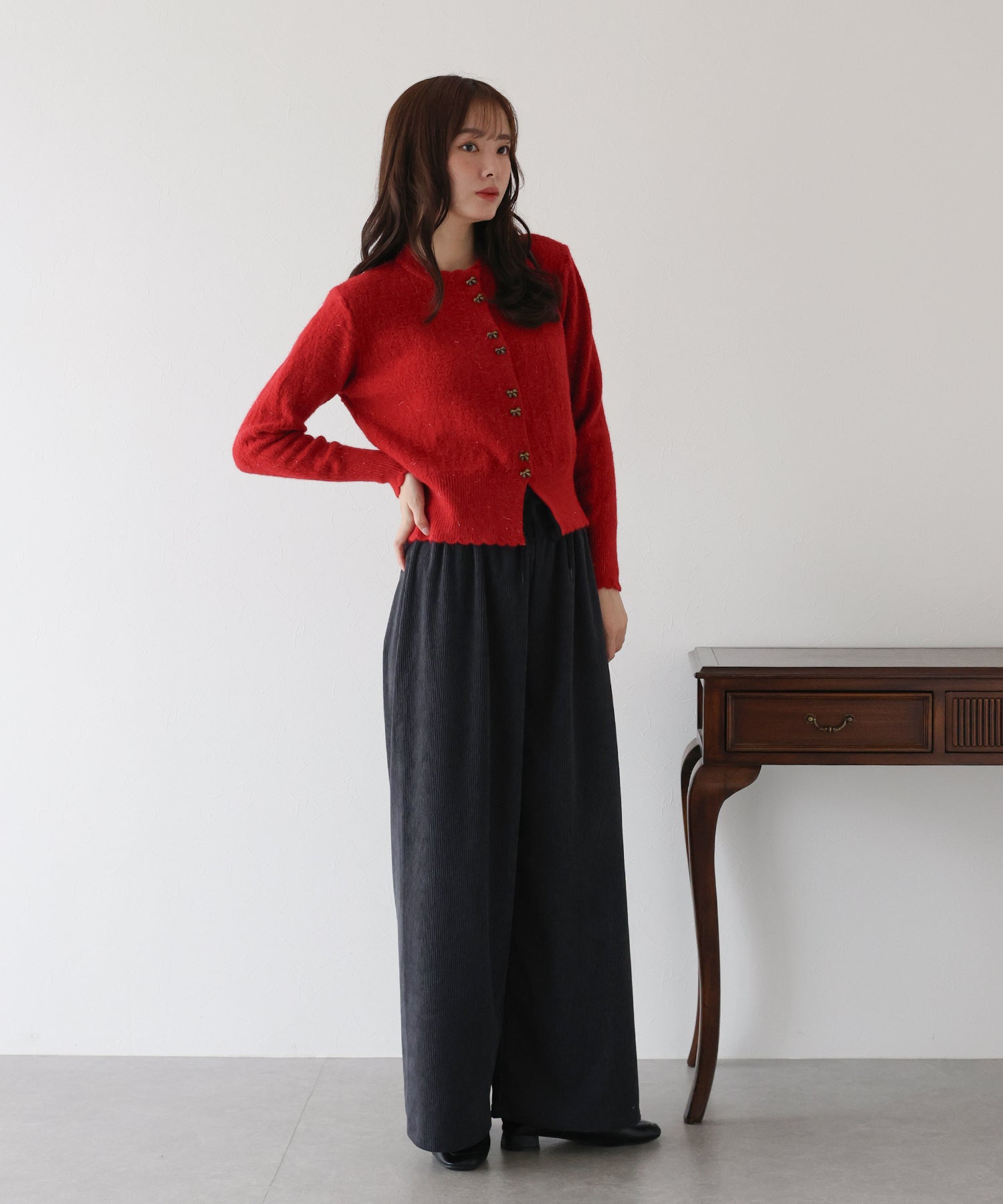 ブルーイースト BLUEEAST コーデュロイイージーパンツ （ブラック） ブラック