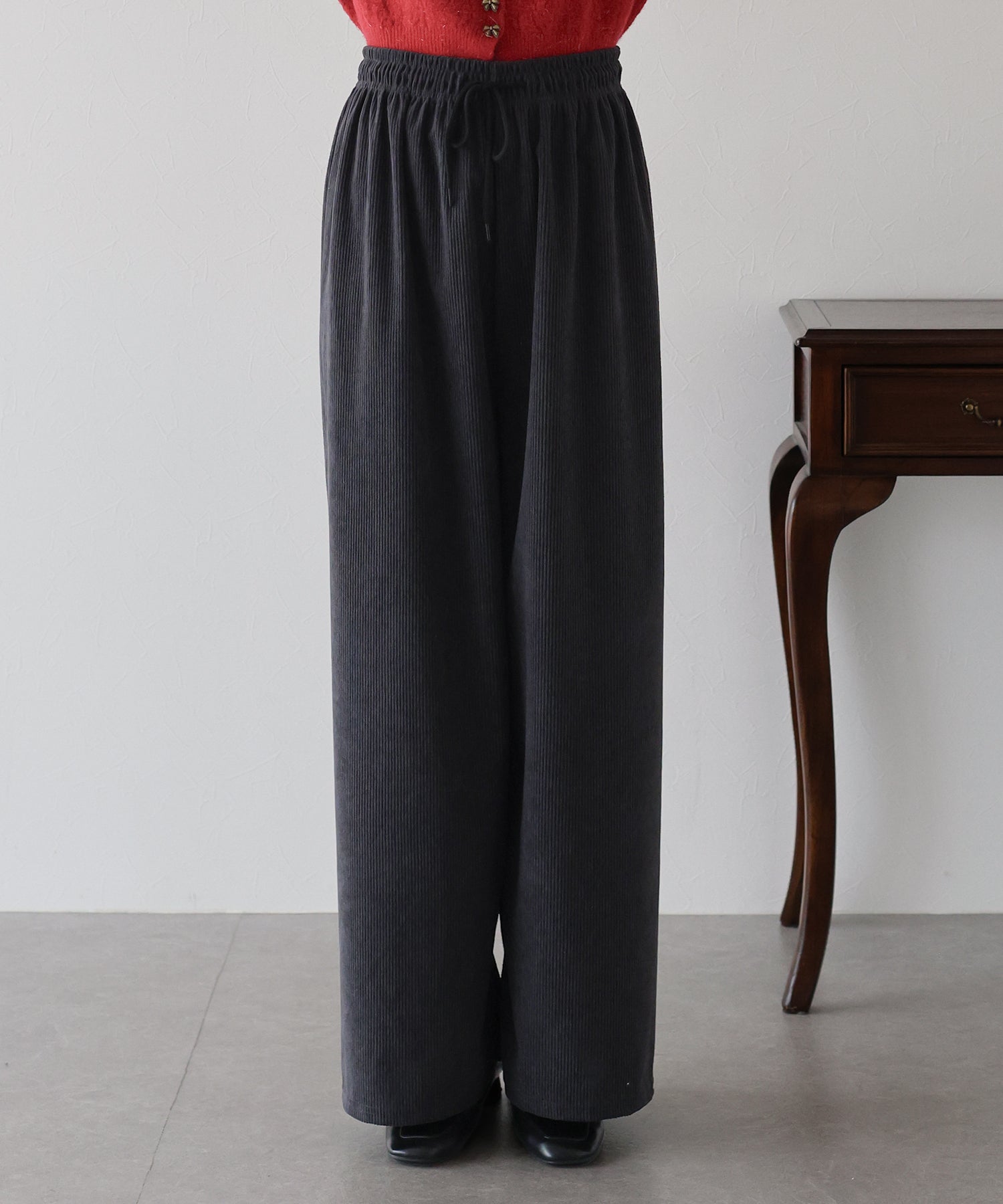 ブルーイースト BLUEEAST コーデュロイイージーパンツ （ブラック） ブラック