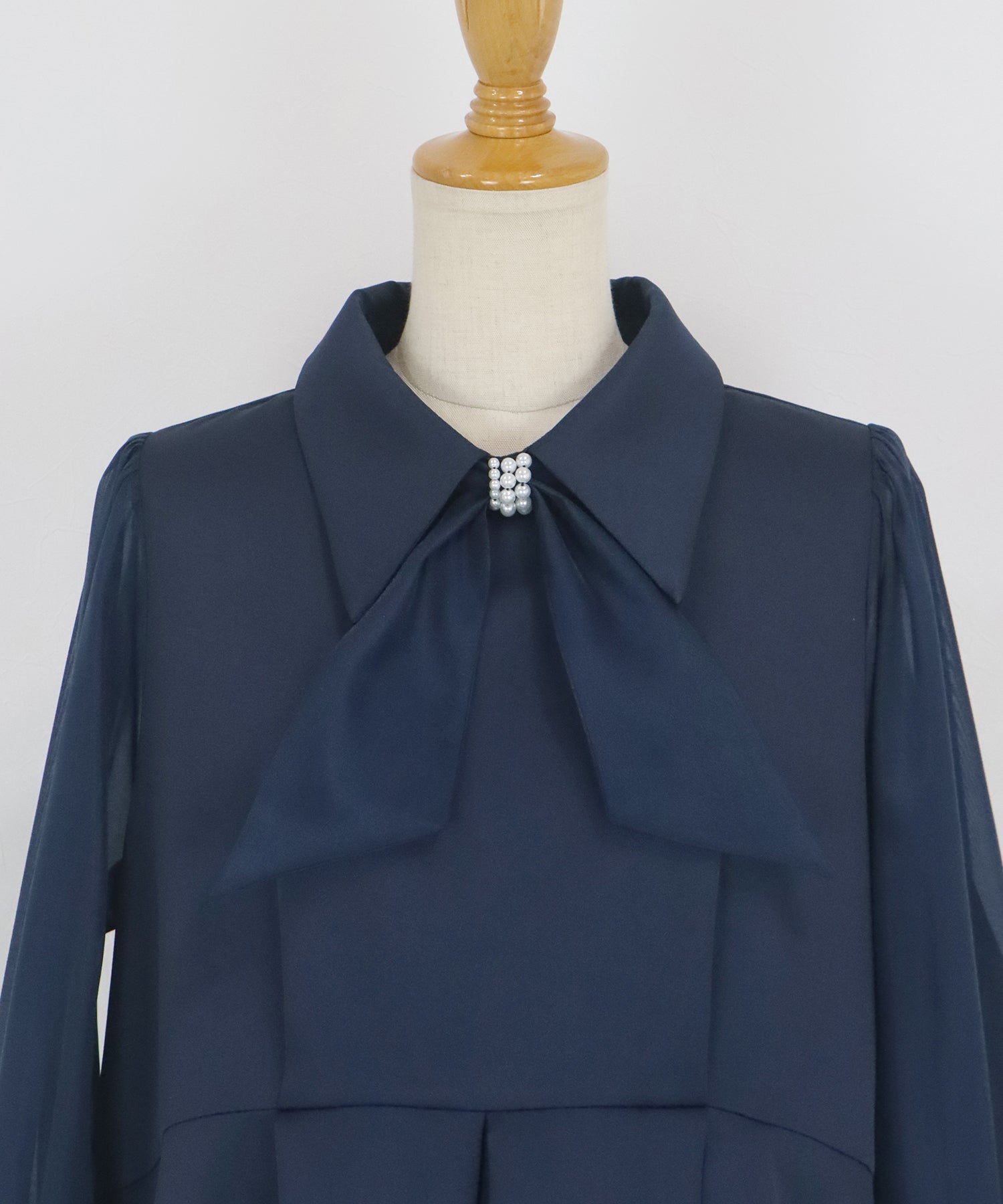 ブルーイースト BLUEEAST パールモチーフペプラムブラウス＆パンツセット 卒業式 入学式 結婚式 成人式 二次会 同窓会 セレモニー （ブラック） ブラック