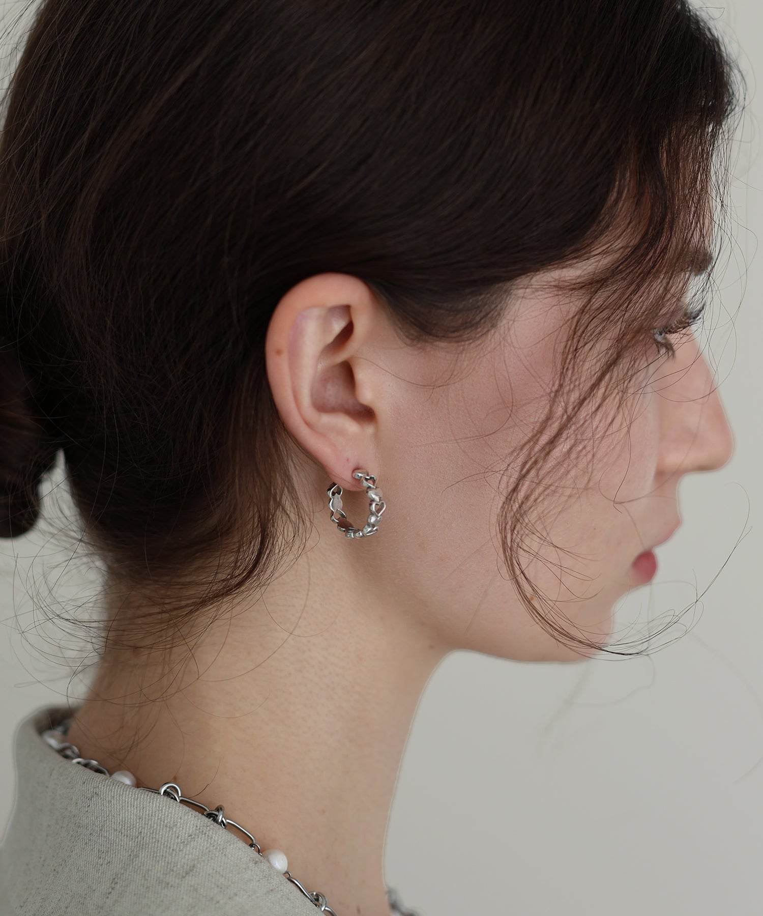 ジェーバイブルー J by blue ハートフープピアス / silver925 （シルバー） シルバー