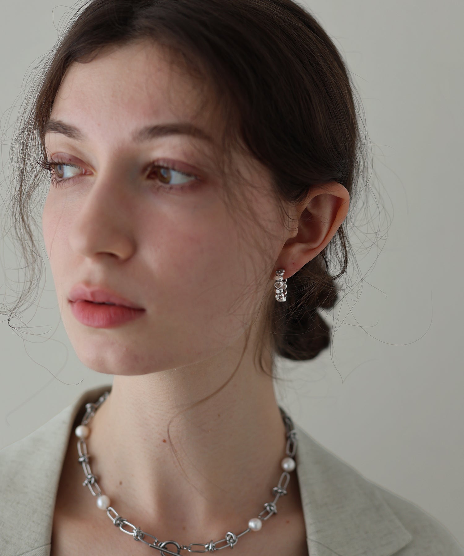 ジェーバイブルー J by blue ハートフープピアス / silver925 （シルバー） シルバー