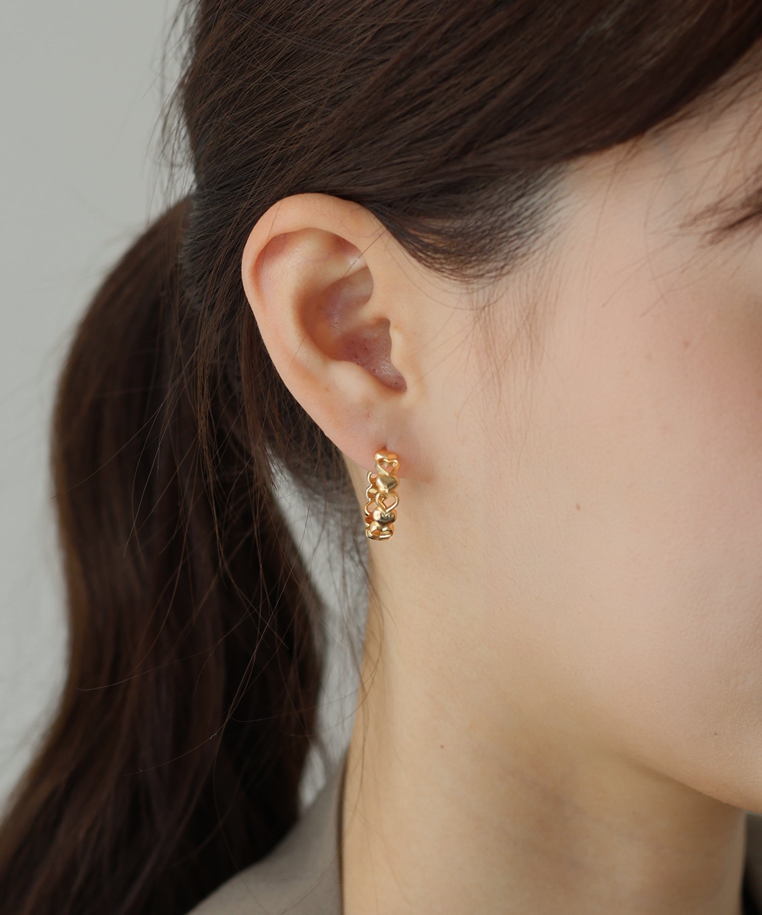 ジェーバイブルー J by blue ハートフープピアス / silver925 （シルバー） シルバー