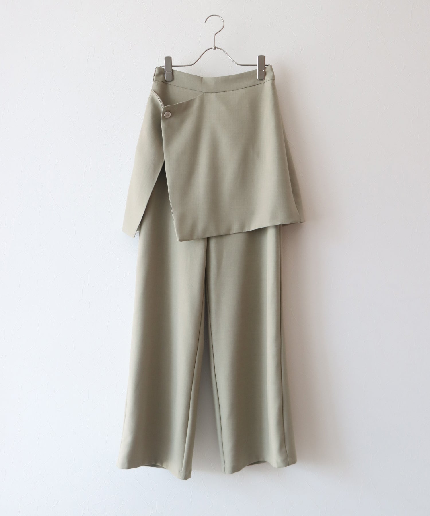 J by blue layered wrap skirt pants