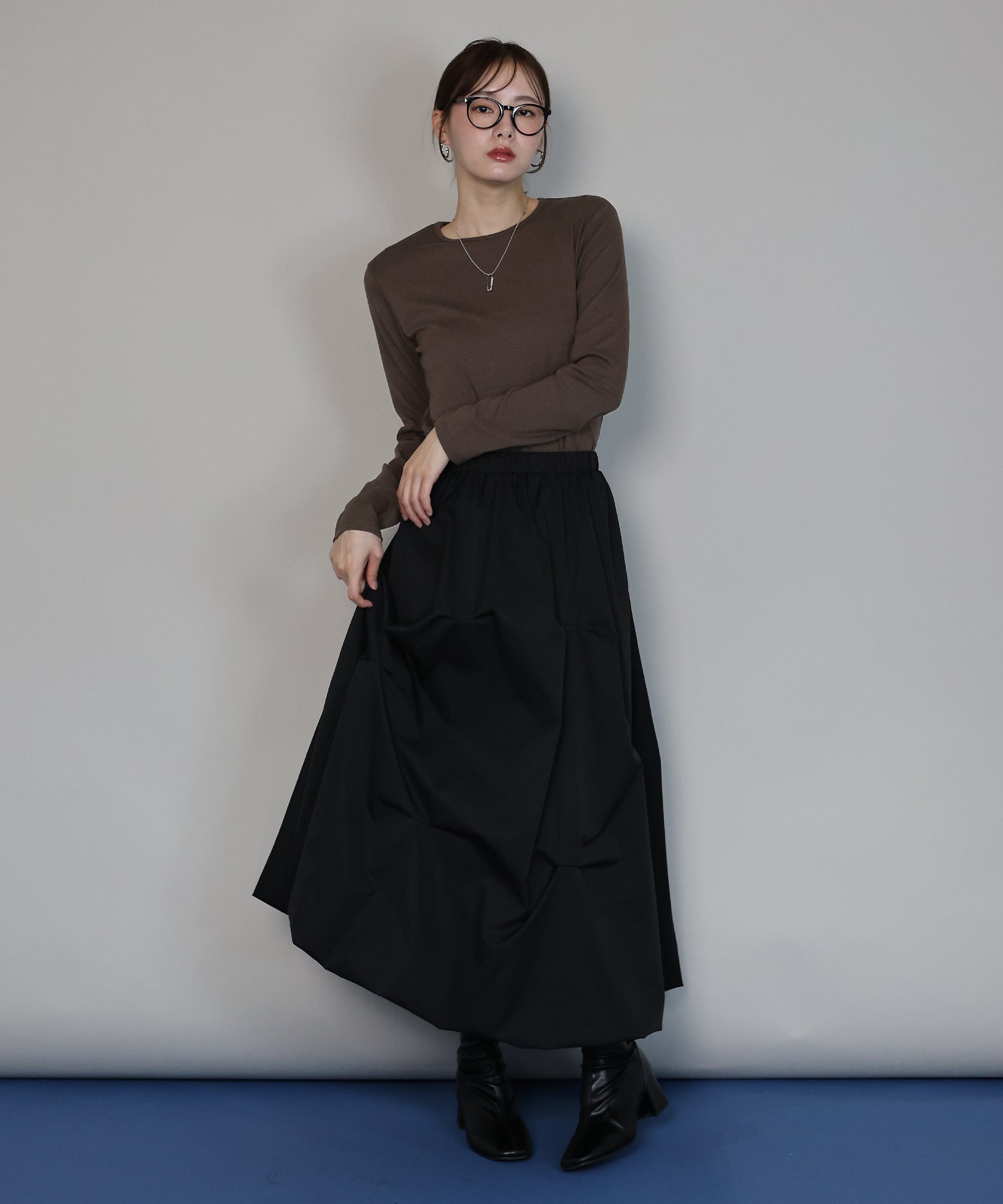 ジェーバイブルー J by blue クルーネックTシャツ （アイボリー） アイボリー