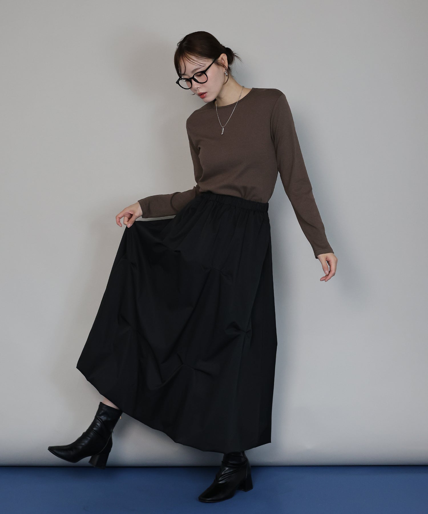 ジェーバイブルー J by blue クルーネックTシャツ （アイボリー） アイボリー