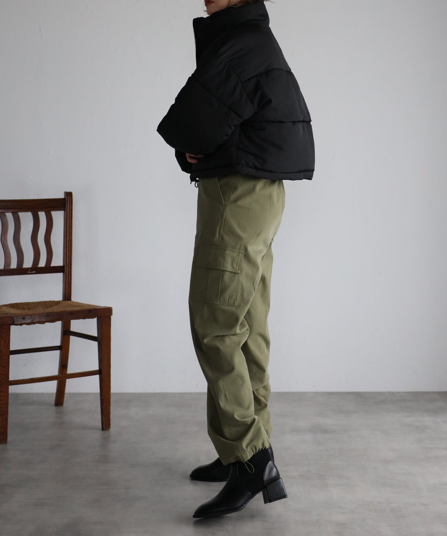 ボンジュールサガン BONJOUR SAGAN ソックスショートブーツ （beige） beige