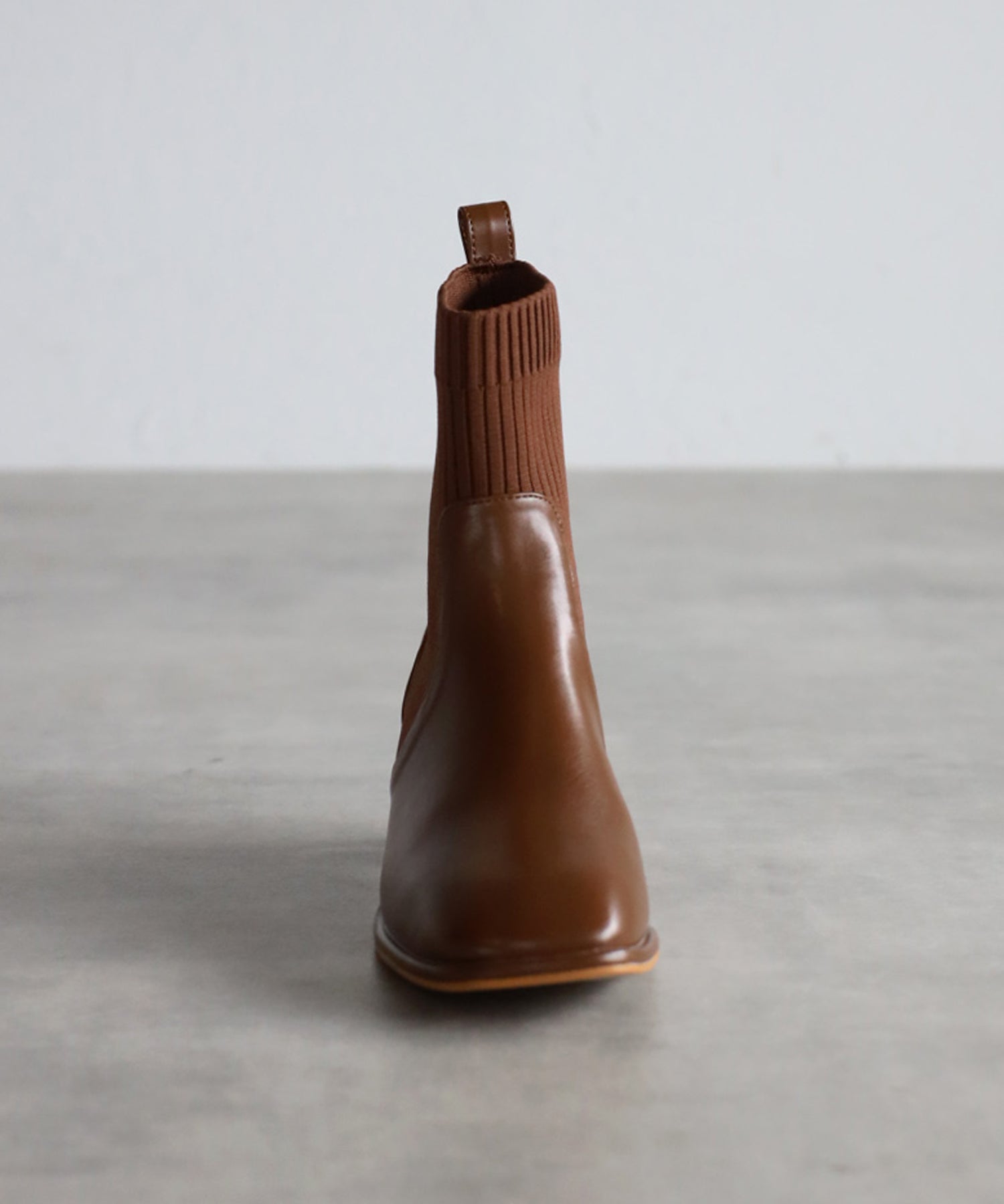 ボンジュールサガン BONJOUR SAGAN ソックスショートブーツ （beige） beige