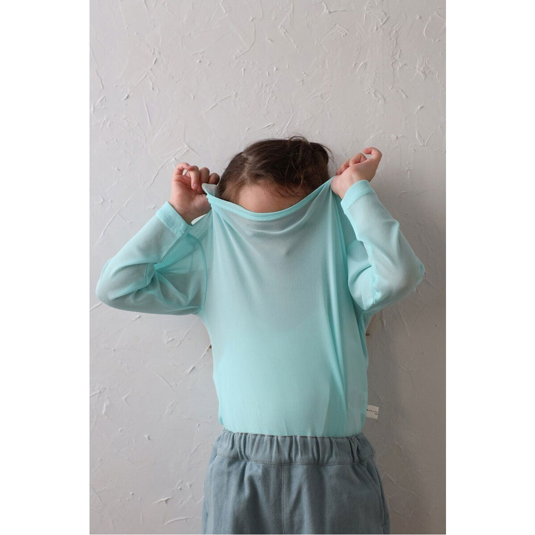 ボンジュールサガン BONJOUR SAGAN 【3-10才対応】シアークルーネックプルオーバー （OFF-WHITE） OFF-WHITE