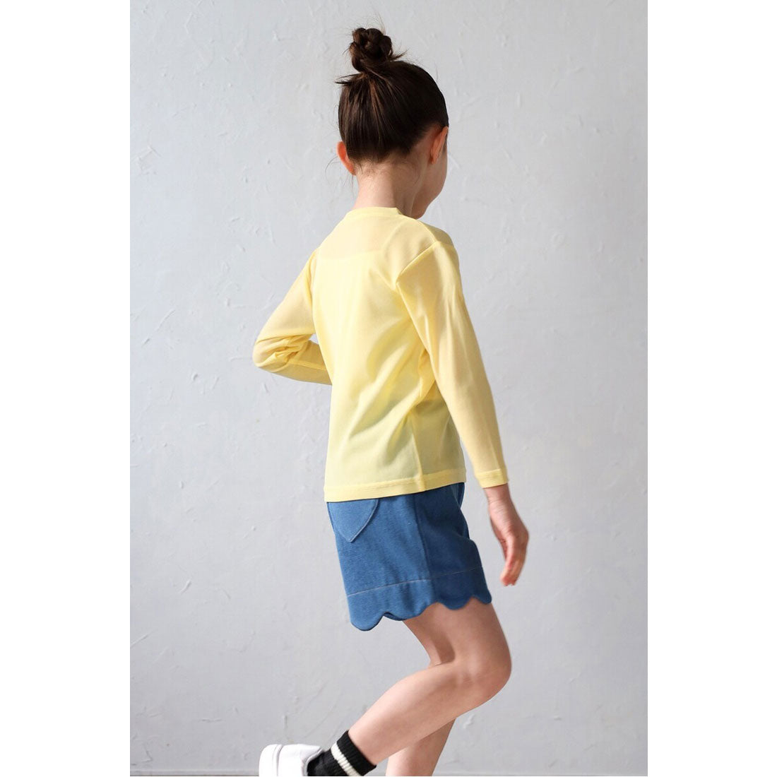 ボンジュールサガン BONJOUR SAGAN 【3-10才対応】シアークルーネックプルオーバー （OFF-WHITE） OFF-WHITE