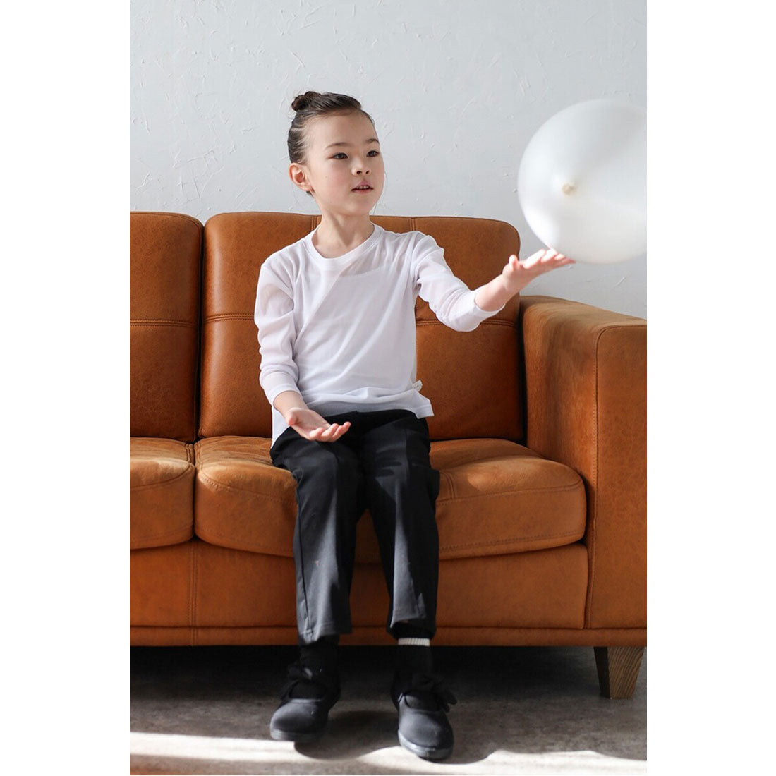 ボンジュールサガン BONJOUR SAGAN 【3-10才対応】シアークルーネックプルオーバー （OFF-WHITE） OFF-WHITE
