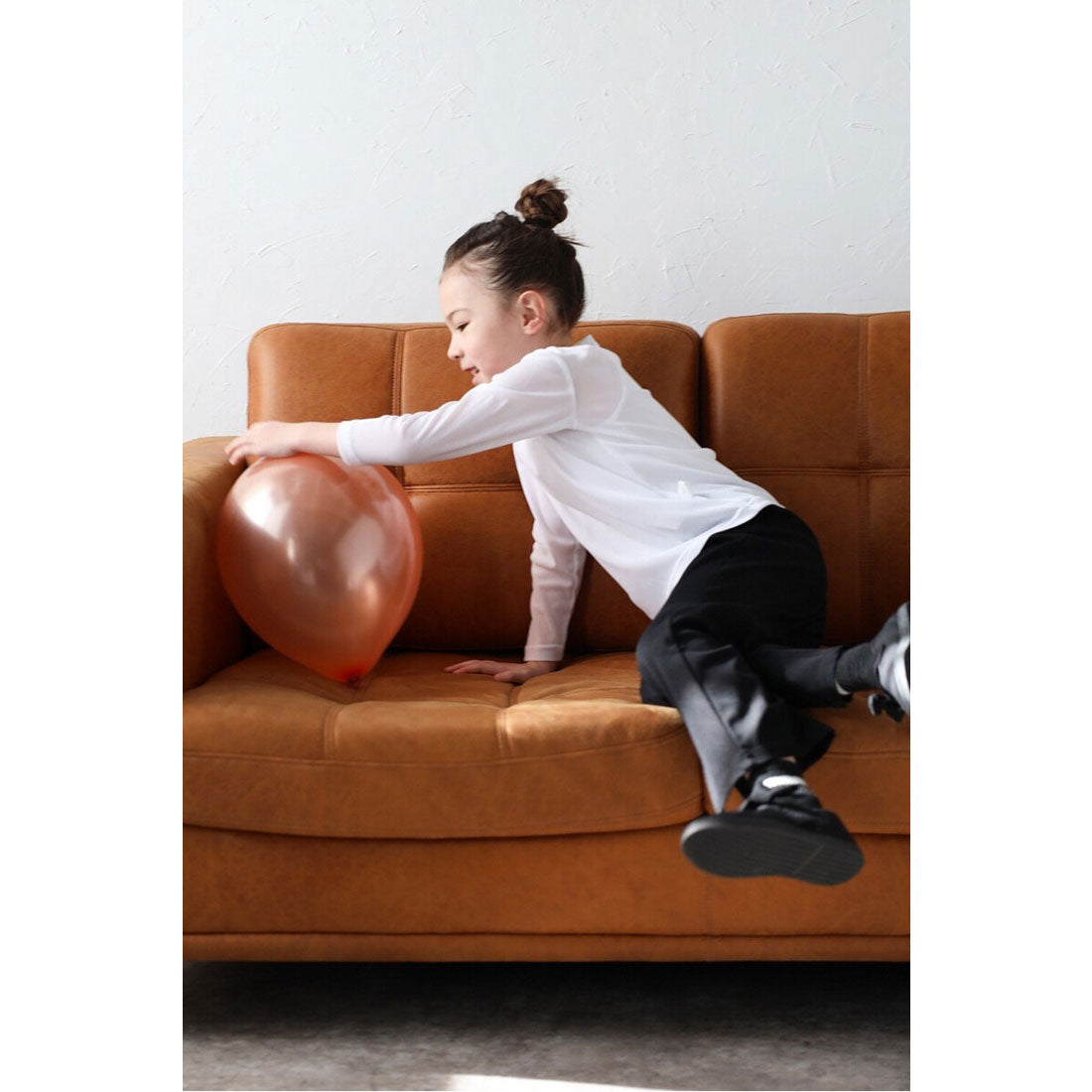 ボンジュールサガン BONJOUR SAGAN 【3-10才対応】シアークルーネックプルオーバー （OFF-WHITE） OFF-WHITE