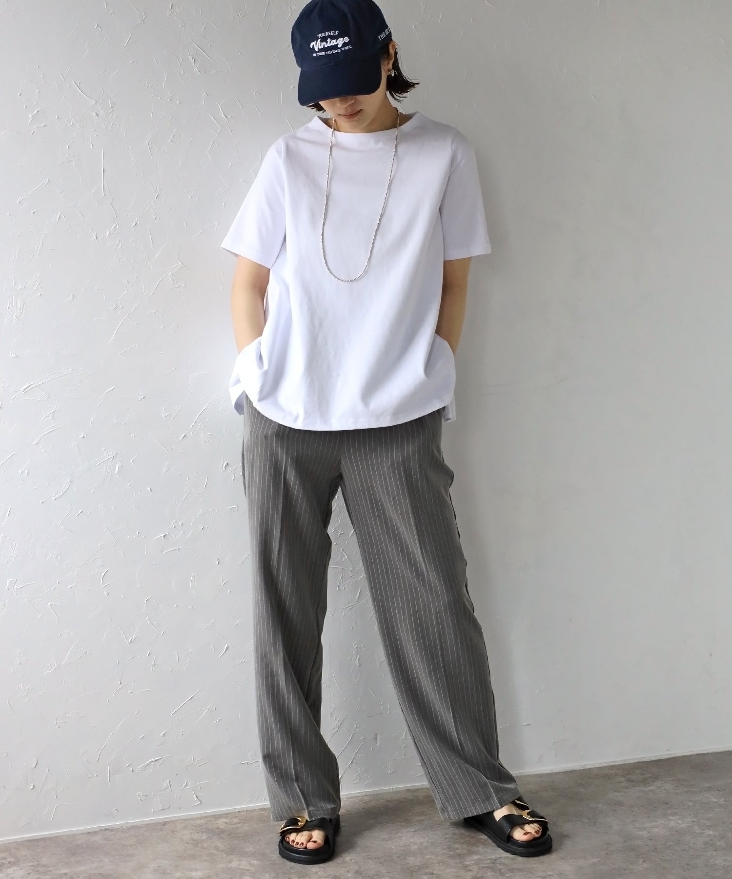 ボンジュールサガン BONJOUR SAGAN 裾フレアTシャツ （PINK） PINK