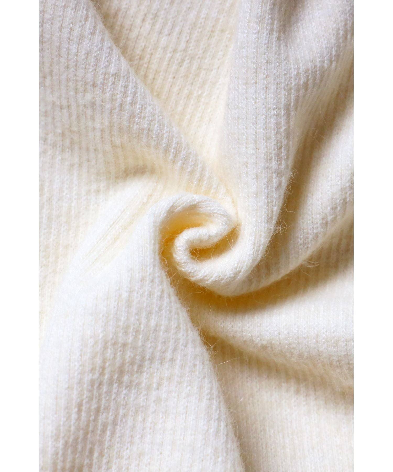 ボンジュールサガン BONJOUR SAGAN パイピングリブニット （Off-White） Off-White