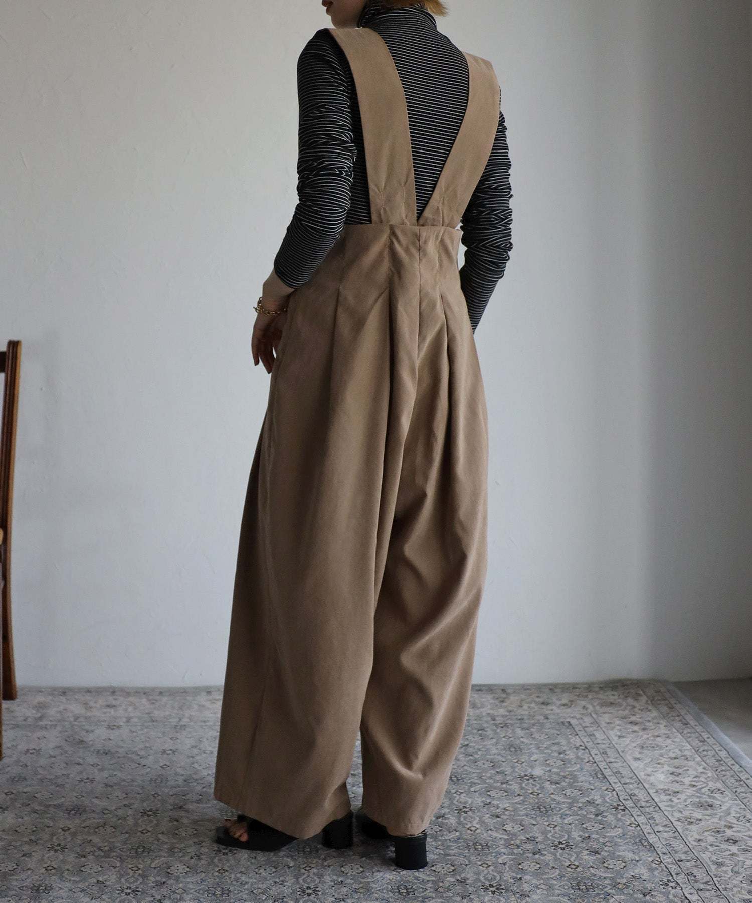 ボンジュールサガン BONJOUR SAGAN 起毛ボーダータートルネック （Black×White） Black×White