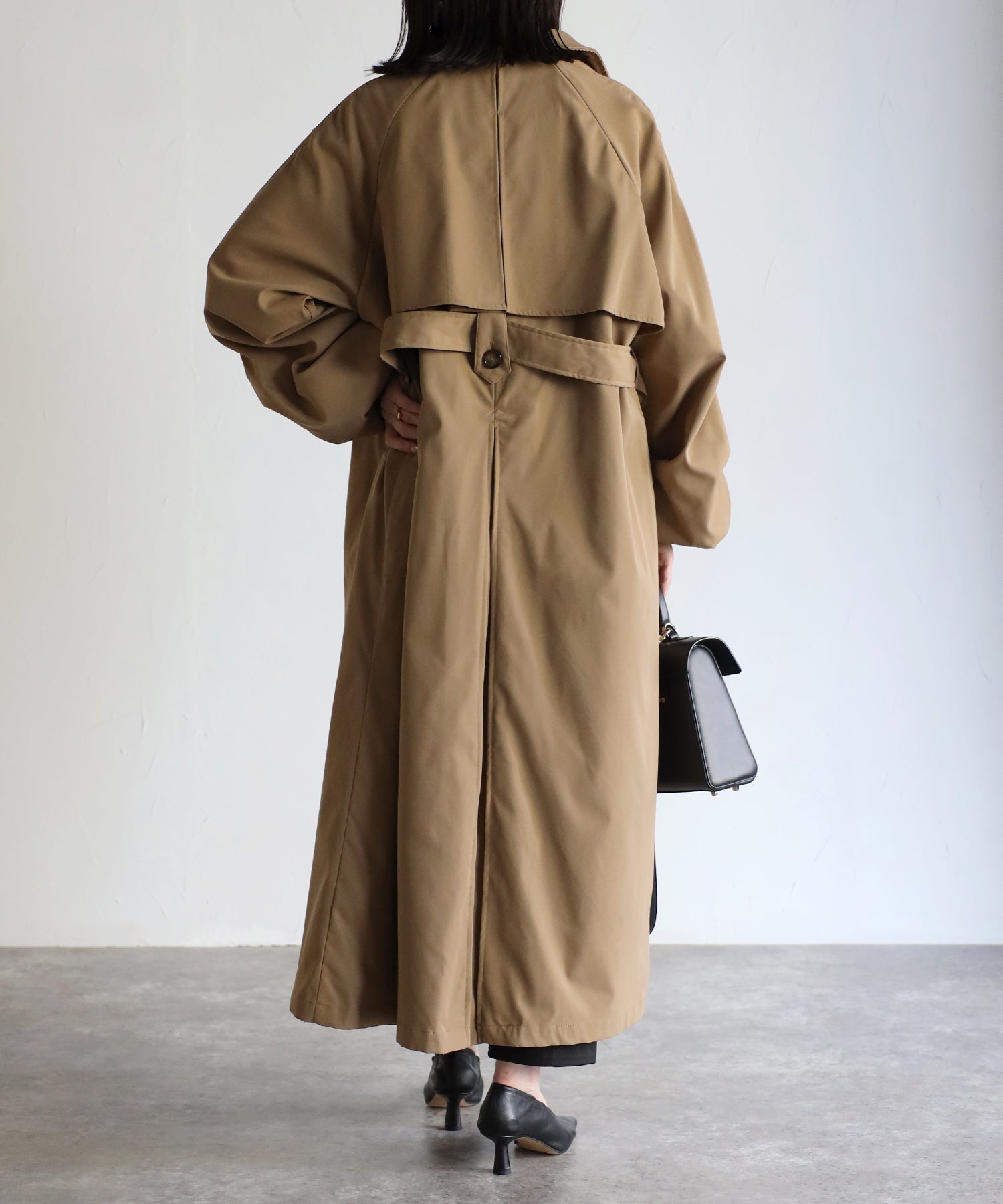 ボンジュールサガン BONJOUR SAGAN フライヨークステンカラートレンチコート （ecru） ecru