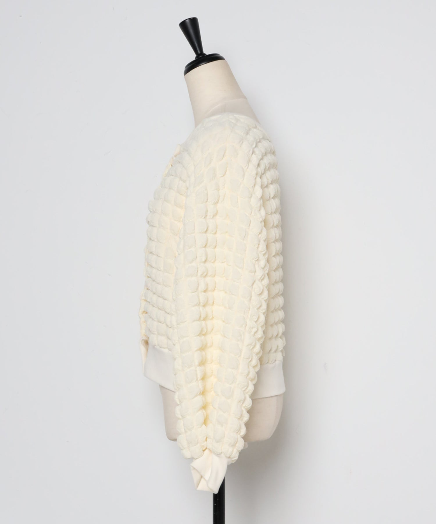 ボンジュールサガン BONJOUR SAGAN ポコポコカーディガン （off-white） off-white