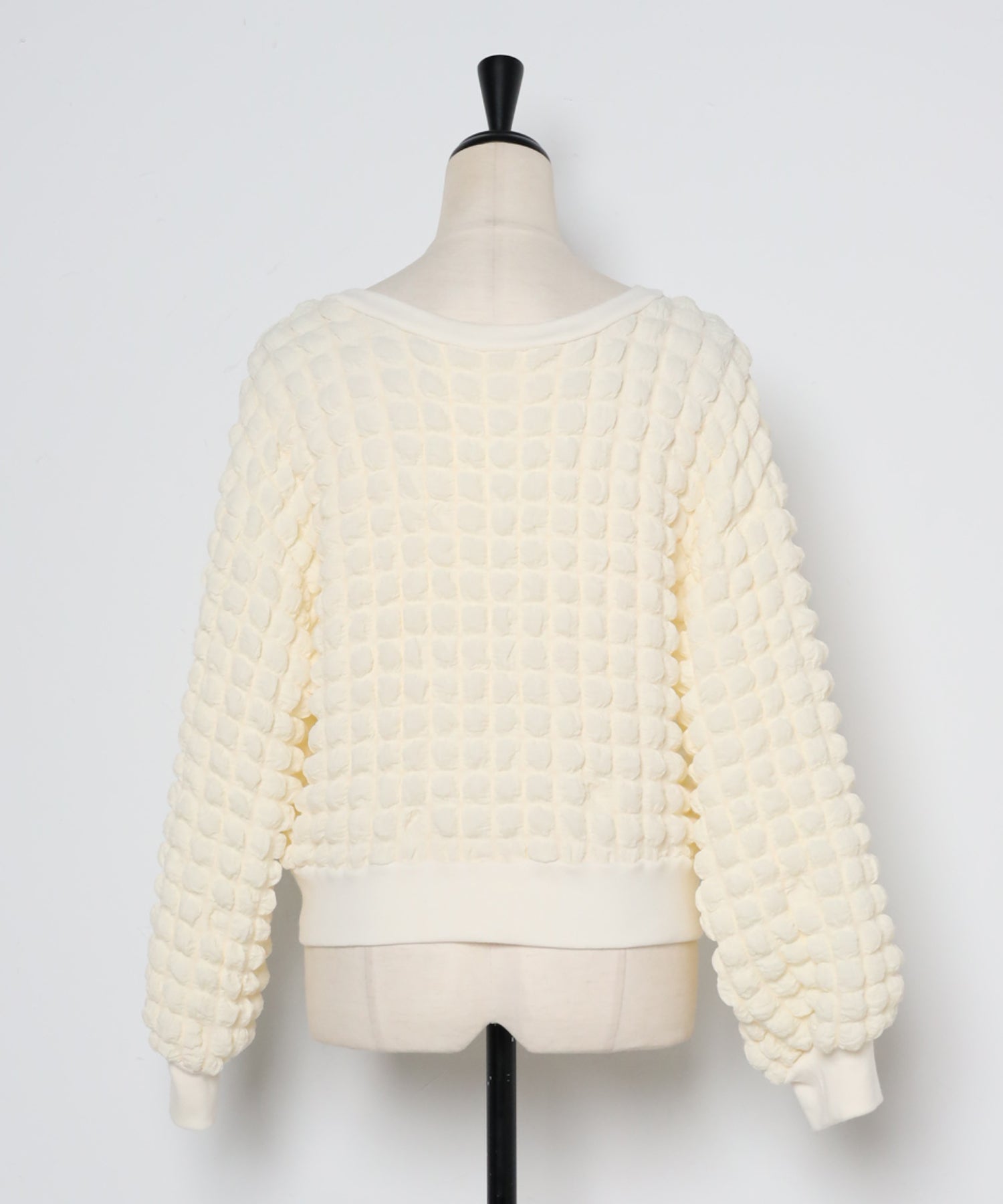 ボンジュールサガン BONJOUR SAGAN ポコポコカーディガン （off-white） off-white