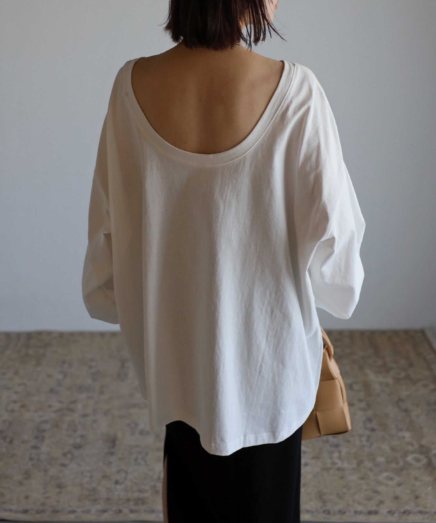 ボンジュールサガン BONJOUR SAGAN バックオープンプルオーバー （PINK） PINK