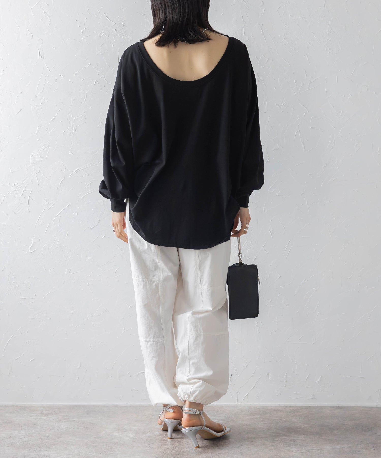 ボンジュールサガン BONJOUR SAGAN バックオープンプルオーバー （PINK） PINK