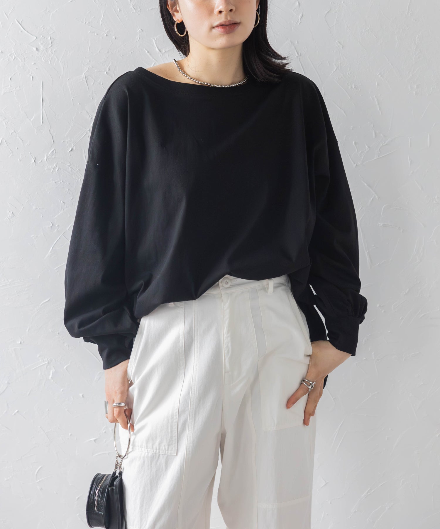 ボンジュールサガン BONJOUR SAGAN バックオープンプルオーバー （PINK） PINK