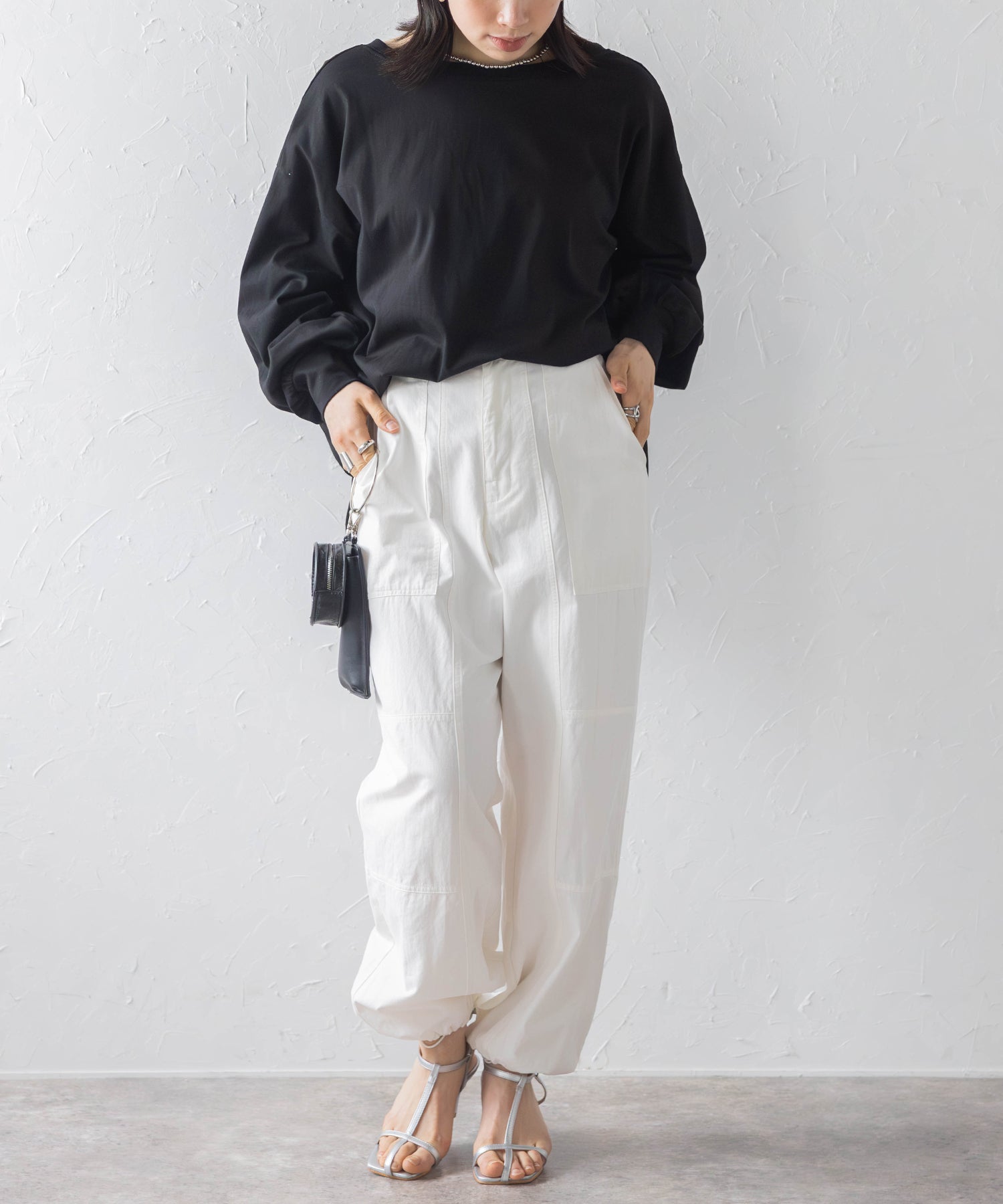 ボンジュールサガン BONJOUR SAGAN バックオープンプルオーバー （PINK） PINK