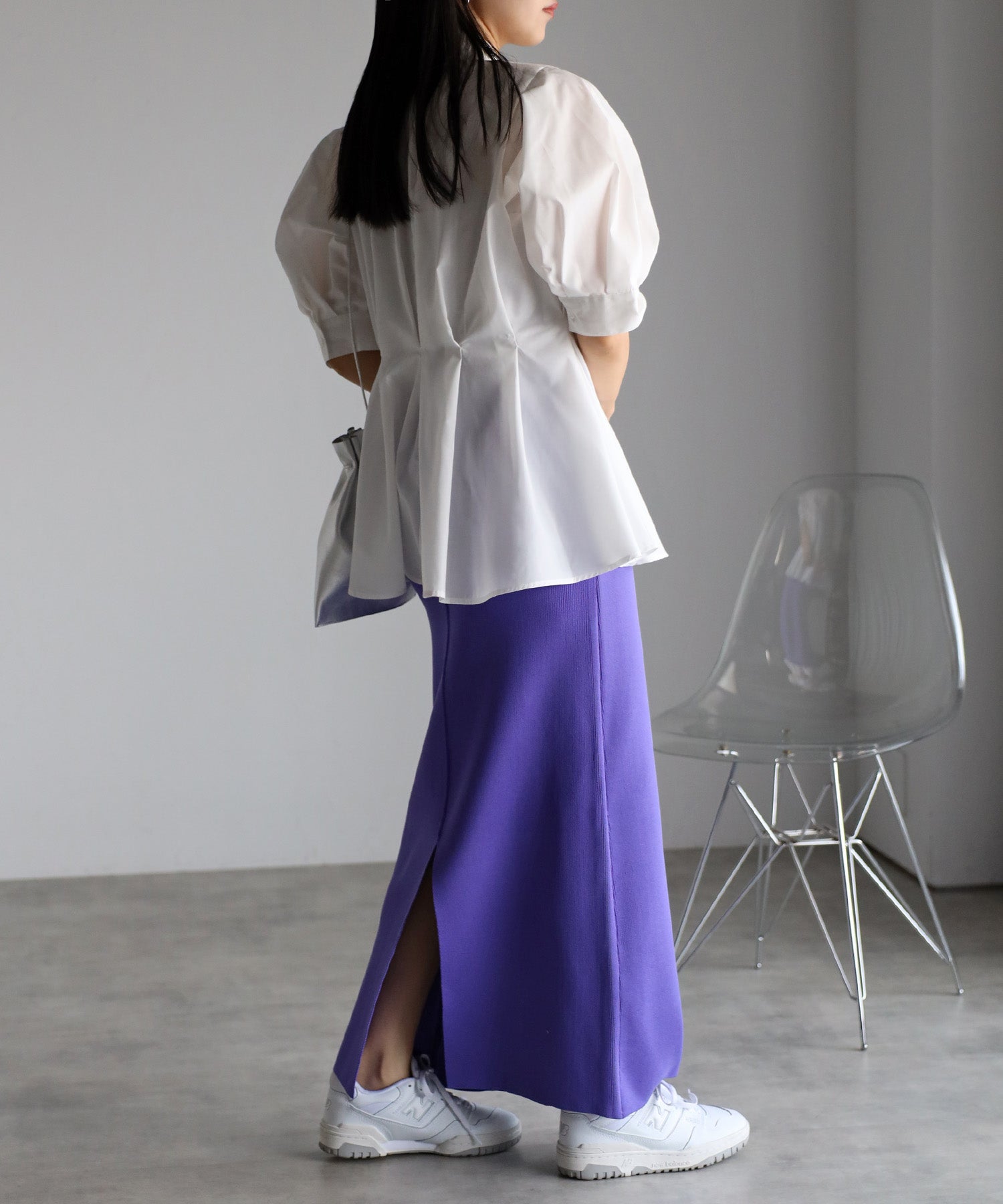 ボンジュールサガン BONJOUR SAGAN ウエストタックシャツ （OFF-WHITE） OFF-WHITE