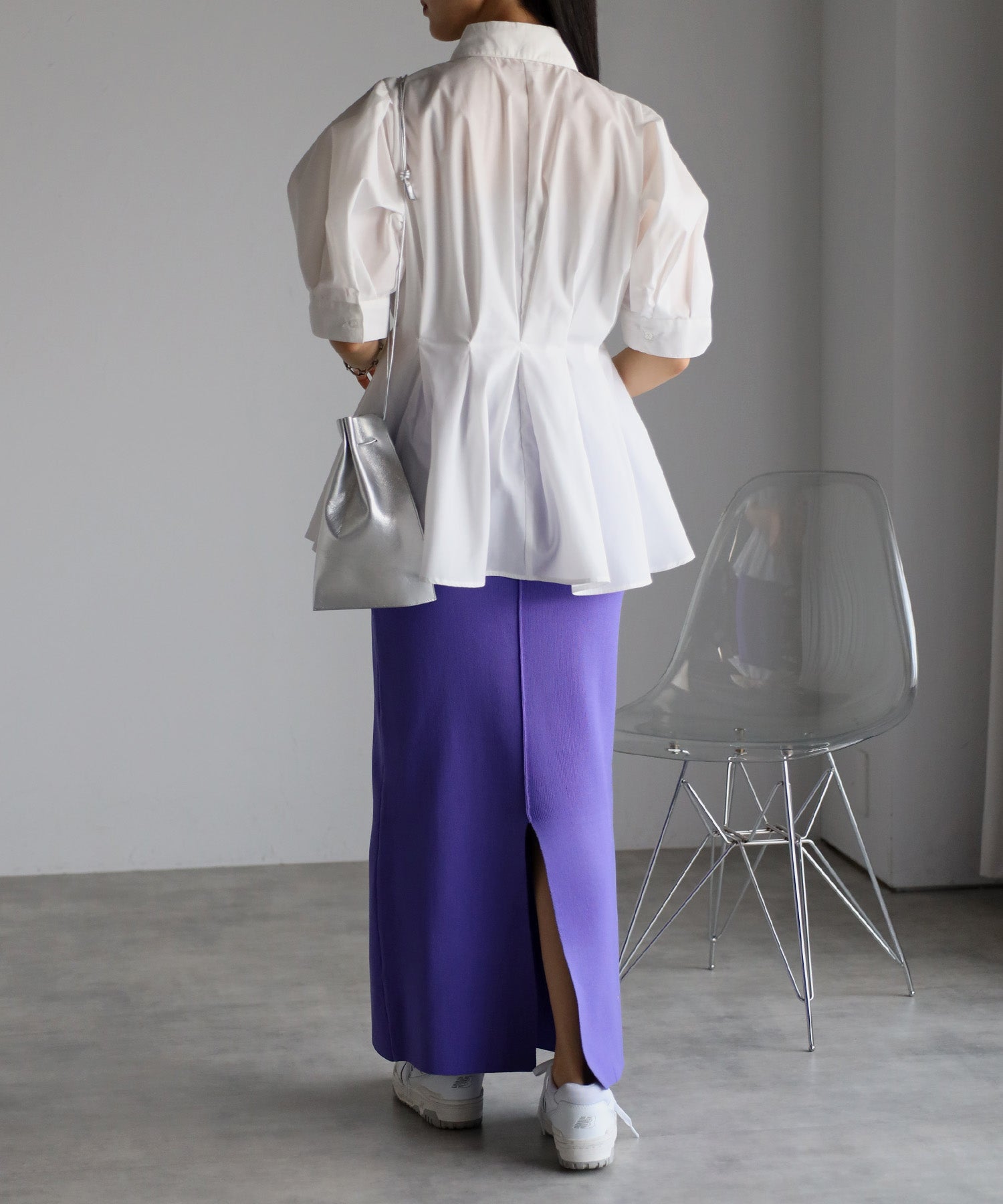 ボンジュールサガン BONJOUR SAGAN ウエストタックシャツ （OFF-WHITE） OFF-WHITE
