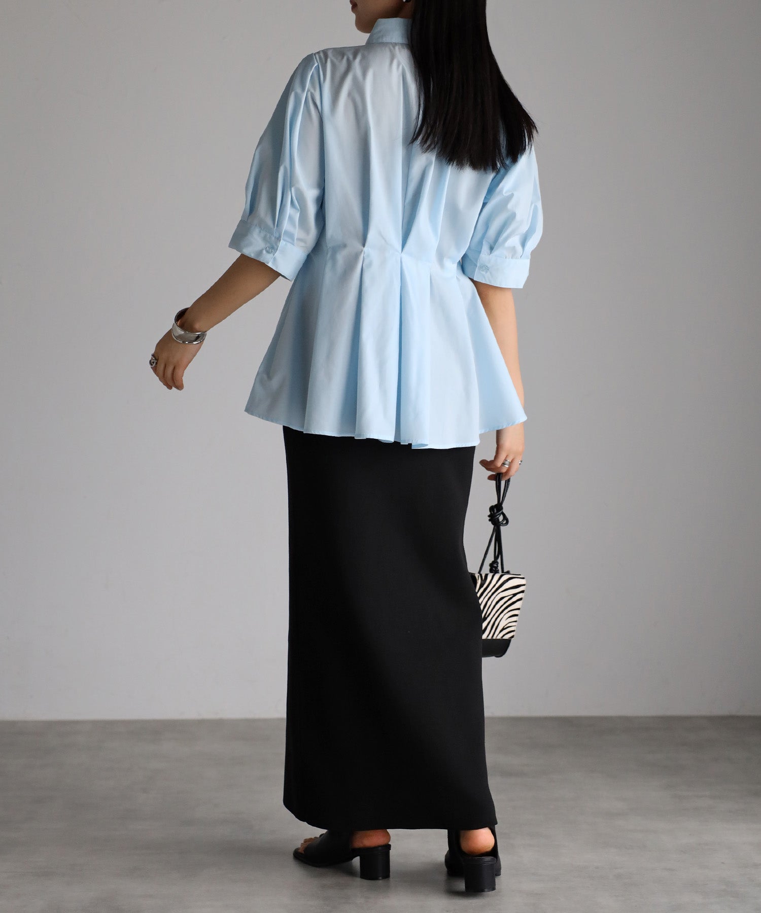 ボンジュールサガン BONJOUR SAGAN ウエストタックシャツ （OFF-WHITE） OFF-WHITE