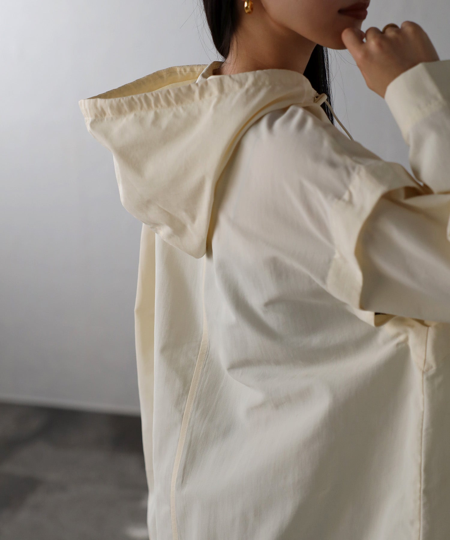 ボンジュールサガン BONJOUR SAGAN 袖取り外しマウンテンパーカー （OFF-WHITE） OFF-WHITE