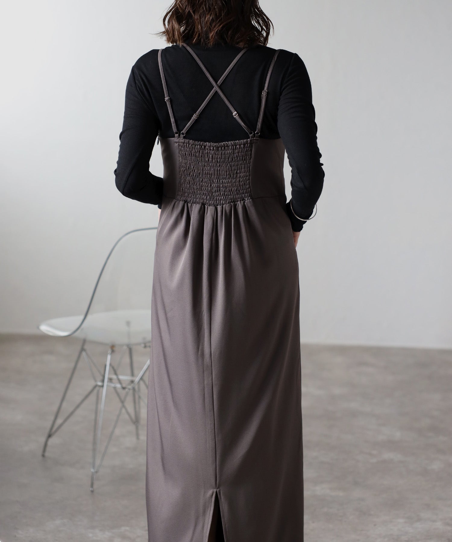 ボンジュールサガン BONJOUR SAGAN ビスチェジャンパースカート （BLACK） BLACK